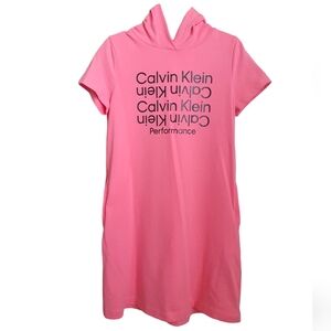 Calvin Klein Performance Coral Girl Dress Size L (12-14).